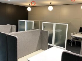 打合せ室のスピーチプライバシー設置イメージ