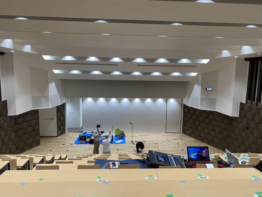 電気音響測定と音響調整